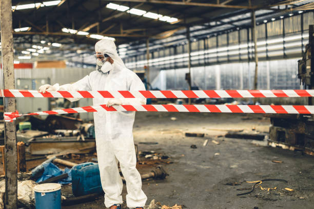 Professional Biohazard technician working in Whitestown, IN